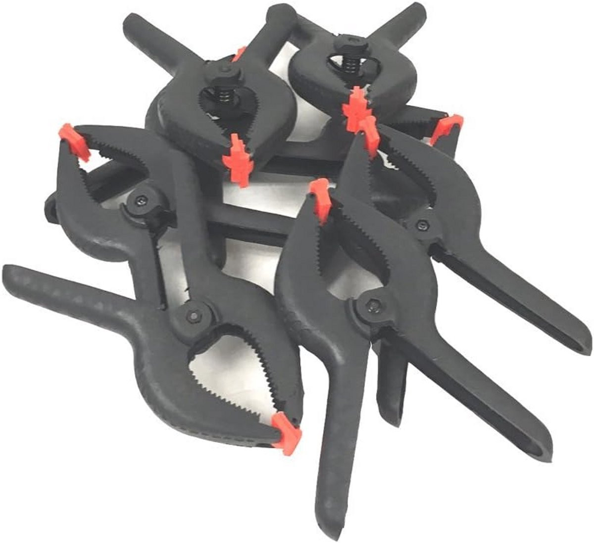 Set van 8 nylon veerklem clips van 9 inch voor extra groot gebruik