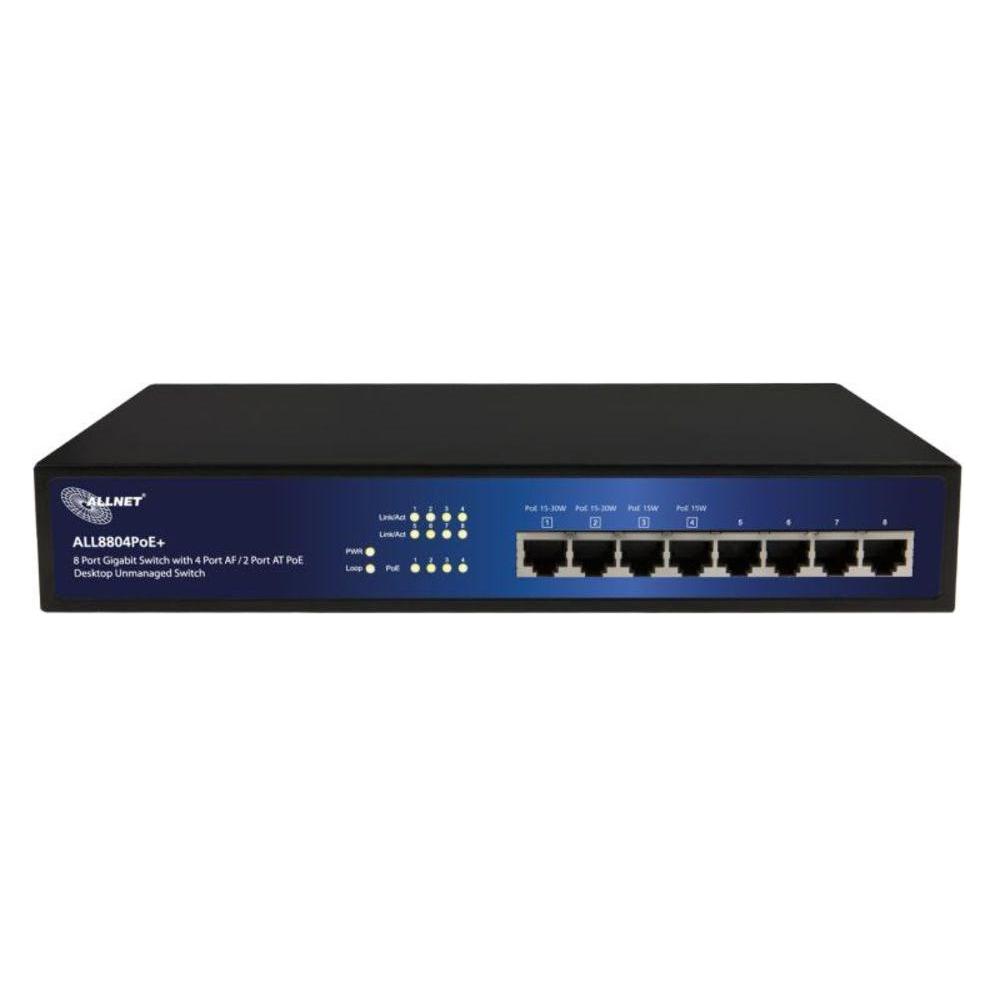 Allnet ALL8804POE+ IEEE 802.1p (8 Ports) (ALL8804PoE+)