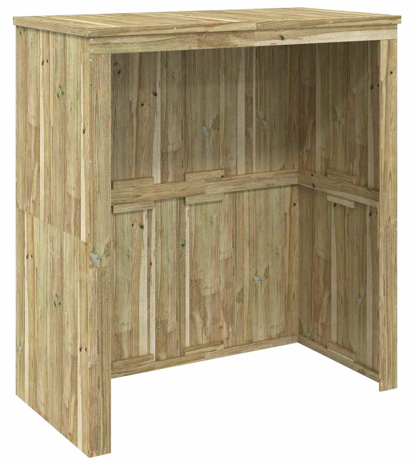 Mülltonnenbox Imprägniertes Kiefernholz