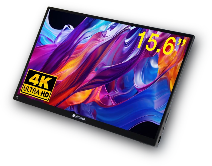 15,6" VERBATIM PMT-15 ALU FRAME TOUCH 4K
