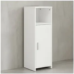 KADIMA DESIGN Badschrank, Stilvoll, zeitloses Design, kratzfestes Melaminharz, 30x95,5x30 cm.