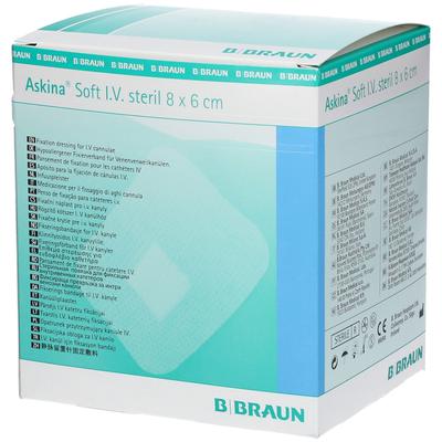 Askina Soft I.v. Wundverband 6x8 cm 50 St Pflaster
