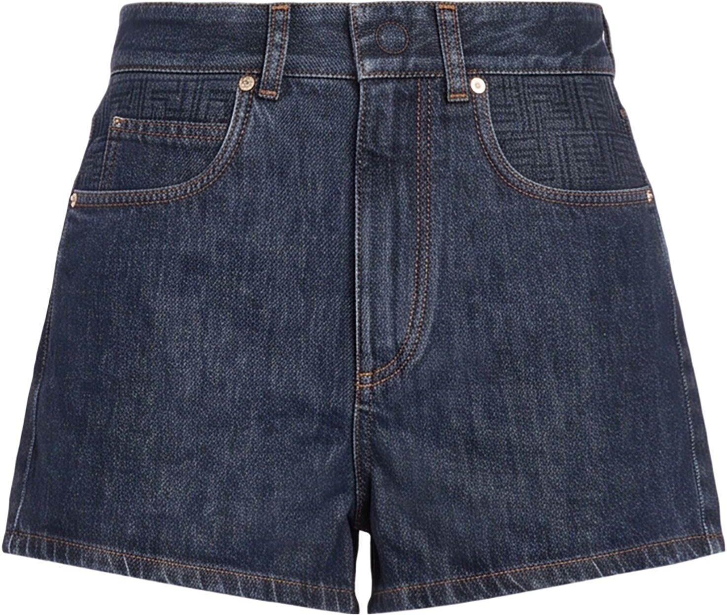 Fendi Shorts vaqueros Mujer Azul marino 34 Mujer