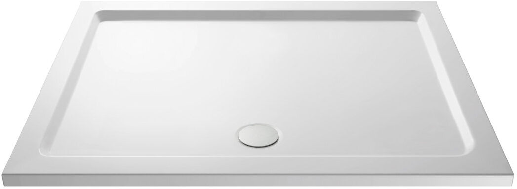 Nuie 1200 x 1000 mm Acrylic Standard Shower Tray White Gloss 1,200mm W