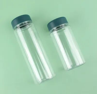 Friendly Fresh Finds Portable Sport Water Bottle Large Capacity Transparent Cup Simple Plastic Water Cup Outdoor Camping Drinking Tool Space green