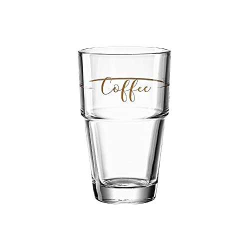 Leonardo Solo latte macchiato glas, transparant en meerkleurig, 410 ml