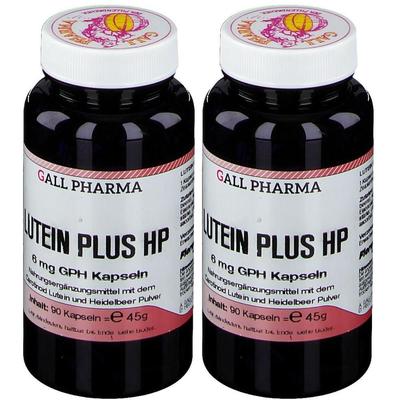 Lutein Plus HP 6 mg GPH Kapseln 2x 2x90 St