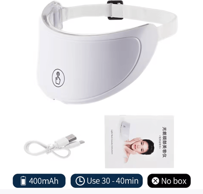 Inspire Curations 7 Color LED Neck Light Therapy Mask For Skin Care And Rejuvenation no Box
