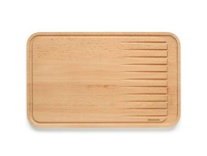 Brabantia Profile Planche à découper pour la viande\, support de découpe\, bois\, 40 x 25 cm