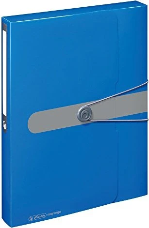 herlitz Sammelbox easy orga to go, DIN A4, blau opak