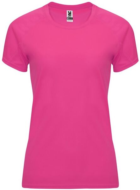 T-shirt technique ajusté personnalisable Bahrain Woman XL Rose fluo