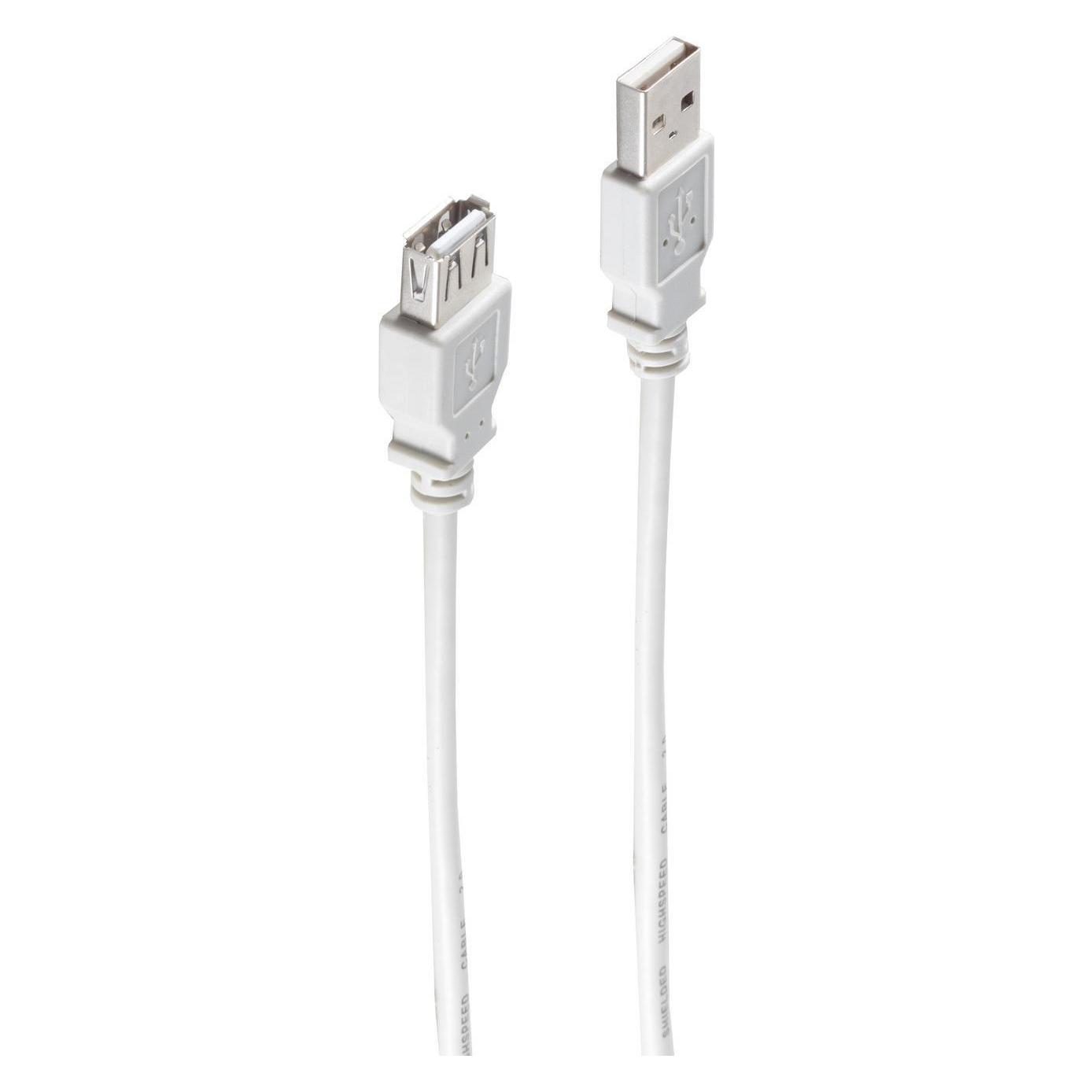 Shiverpeaks BASIC-S USB 2.0 Kabel, A-Stecker (3 m, USB 2.0) (BS-77123)