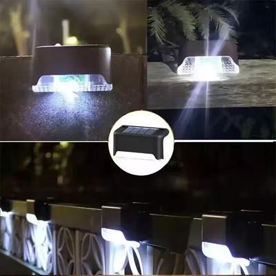 Inspired Living RadiantGuard Solar Deck & Fence Light Waterproof Outdoor Solar Powered Garden Lamp black White 12packs