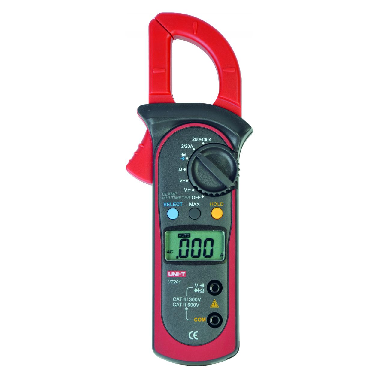 Uni-T Miernik uniwersalny UT-201 (MIE0067) (CAT II 600V, Zangenstrommesser) (UT201+)