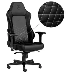 NBL-HRO-PU-BPW - noblechairs HERO Gaming Stuhl - schwarz/platinweiß