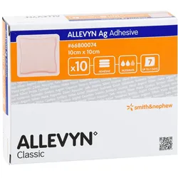 Allevyn Ag Adhesive 10x10 cm Wundverband 10 St