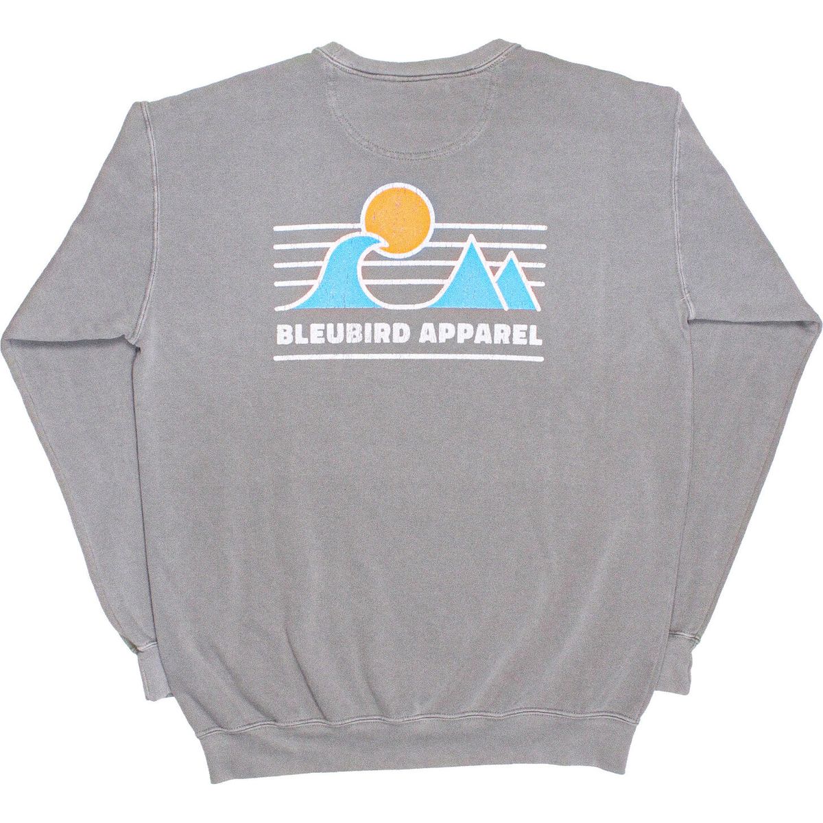 Bleubird Graphite Horizon Crew grey Large GREY-HOR-CREW-L