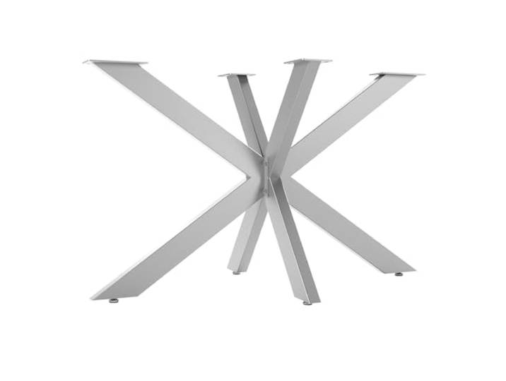 SOTECH Tischgestell Spider/Schwerlast Tisch-Beine aus Edelstahl gebürstet 710 x 1200 x 680 mm / bis 500 kg Belastbarkeit / Einfache Montage / Tisch-Kufen für DIY-Projekte Esstische