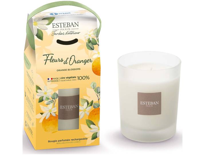 Esteban Paris Nachfüllbare Duftkerze 180g Fleurs D`O
