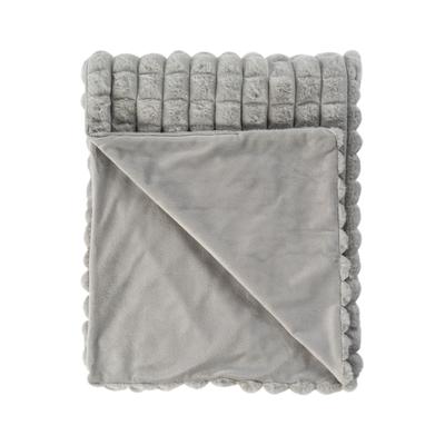 Tagesdecke KAYOOM "Decke Spa Essence 125", grau (silber), B:150cm L:200cm, Polyester, Tagesdecken
