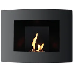Tenderflame - Wiederaufladbarer Wandkamin Wall Black