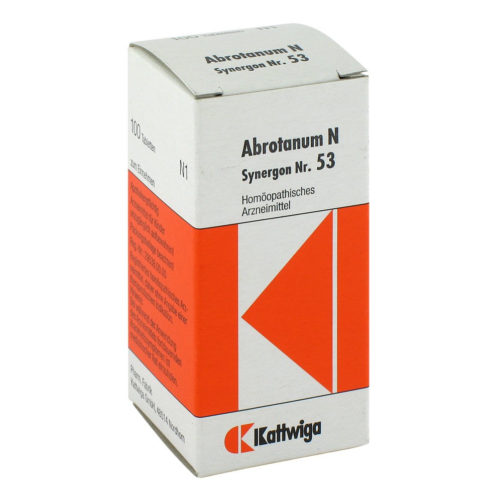 Kattwiga Arzneimittel GmbH Synergon 53 Abrotanum N Tabletten 04905146