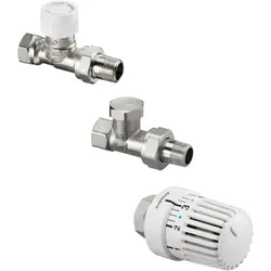 Oventrop Uni LH Thermostatventil-Set 1683803 DN 10, Durchgang, mit Thermostat
