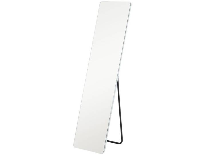 Homcom Ganzkörperspiegel, 150 x 40 cm Standspiegel mit LED-Beleuchtung, Transparent, Metall, 3x150x40 cm, Spiegel, Standspiegel