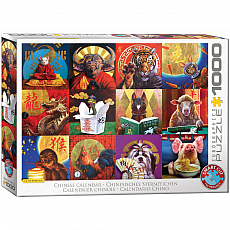 eurographics Puzzle - Chinesischer Kalender - 1000 Teile 301117
