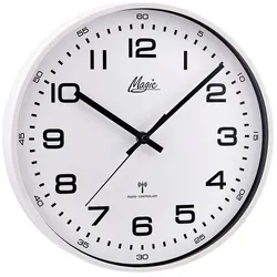 Paragon (Atlanta) Funkwanduhr 4516 Ø 30 cm Kunststoff Weiß