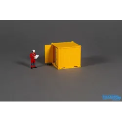 MSM Modelle Materialcontainer 8ft. gelb 5702/01