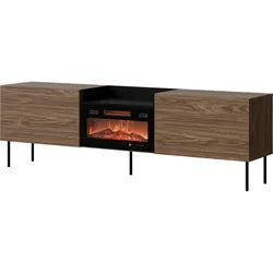 TV-LOWBOARD Kanton mit Kamin