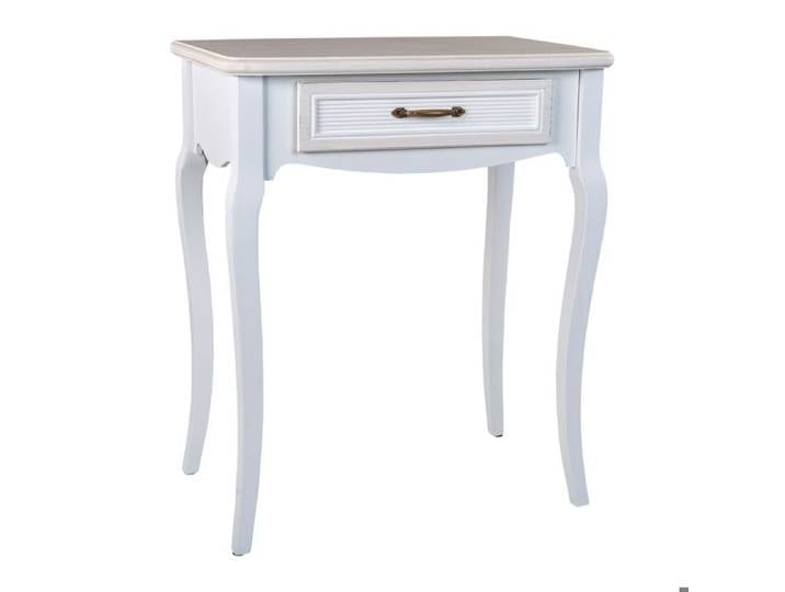 Console d'entrée en bois blanc 60x40x72 5h