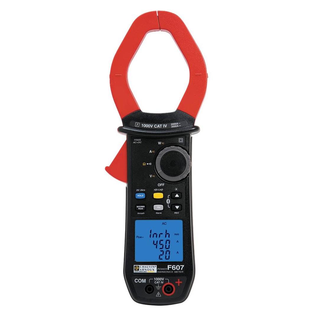 Chauvin Arnoux Stromzange digital F607 Kalibr (CAT IV 1000V, Zangenstrommesser) (P01120967)