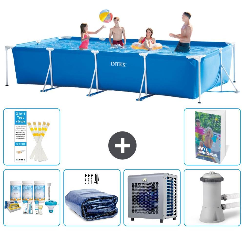 Rechteckiger Frame Pool - 450x220x84 cm - 5-teilig S128