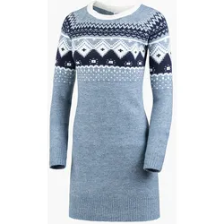 ELLENOR Strickkleid im Norwegerstil
