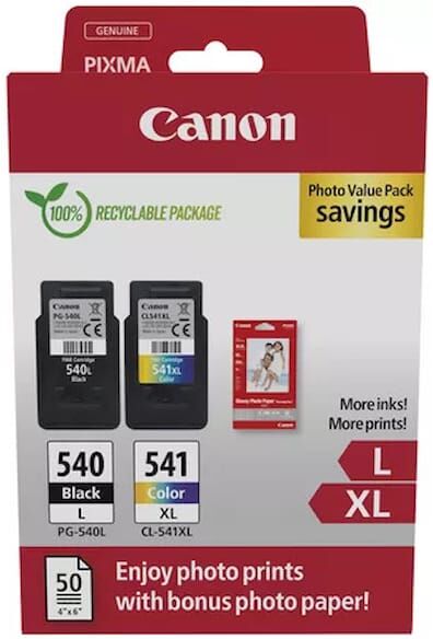 PG-540L/CL-541XL Photo Value Pack