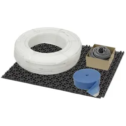 50 m2 Set Noppensystem 35 mm WLG 040 16x2 PE-RT Rohr Raster 15 cm + Zubehör