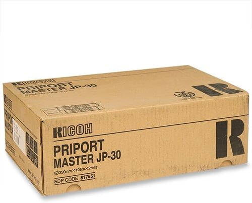 Ricoh type JP30 master