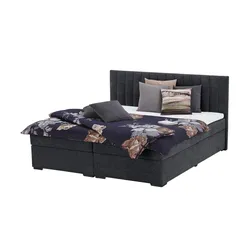 Boxbett  Didcot , schwarz , Maße (cm): B: 187 H: 104
