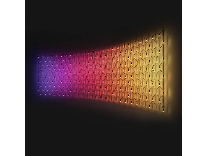 Philips Hue Festavia Lichterkette outdoor 1m x 3.5m, 250 LED - Farbe: Schwarz - LED - Material: PVC- LED Energiesparlampe