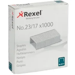 Rexel, Büroklammer, Heftklammern 23/17 Novus Stahl 140Blatt