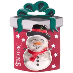 STÄDTER Ausstechform Schneemann Edelstahl 7,5cm