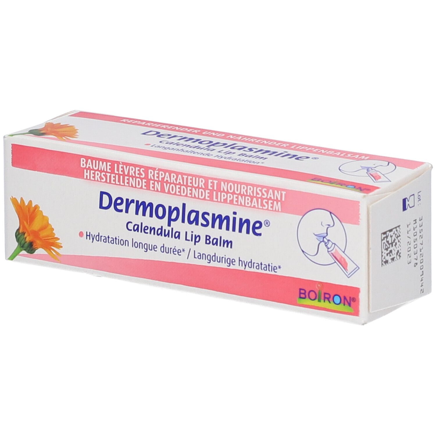 Boiron Dermoplasmine Calendula Lip Balm 10 g Retard-Granulat