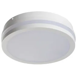 LED DECKENL. BENO 12-18W CCT WEIß RUND IP65