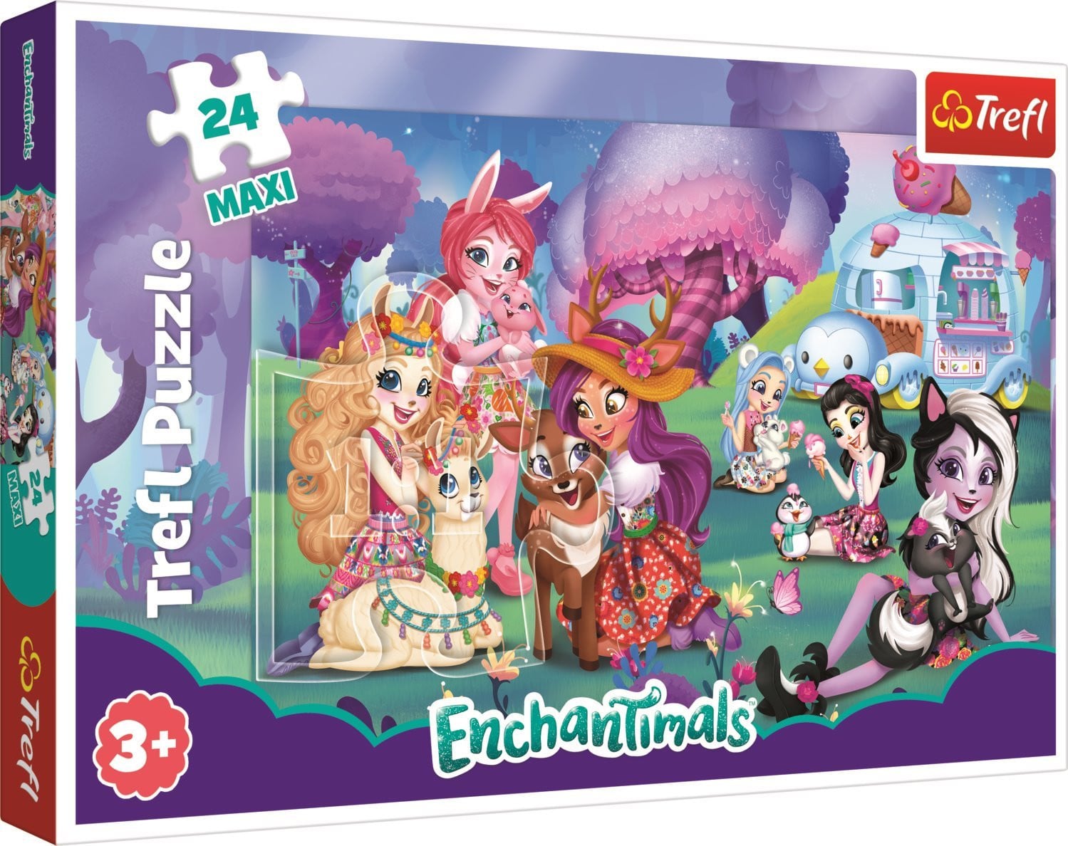 Trefl Puzzel Maxi met 24 vrolijke plaatjes