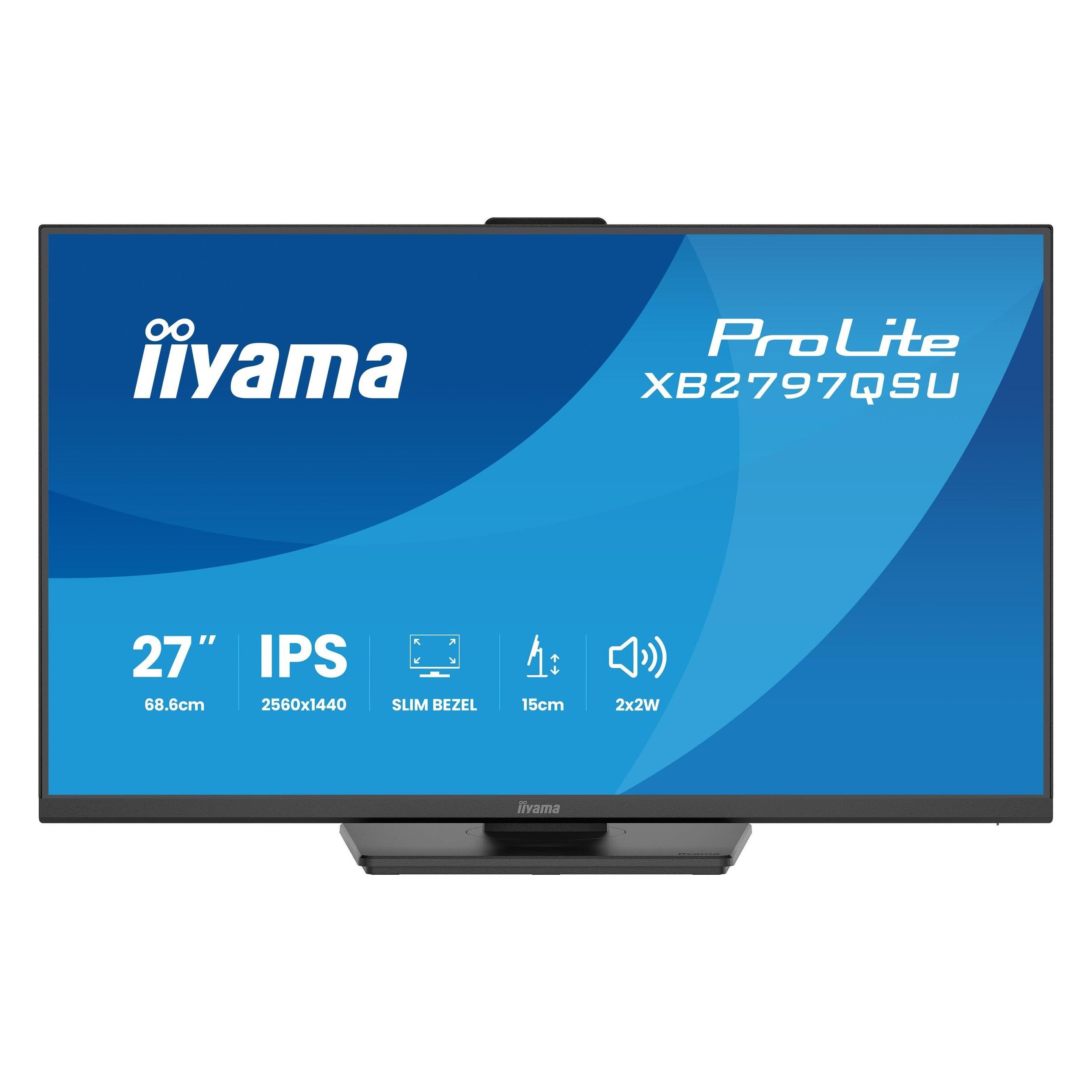 iiyama Monitor XB2797QSU-B1 (2560 x 1440 Pixel, 27") (XB2797QSU-B1)