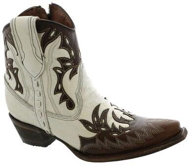 Corral Circle G L6099 - Womens 6.5 White Boot Medium