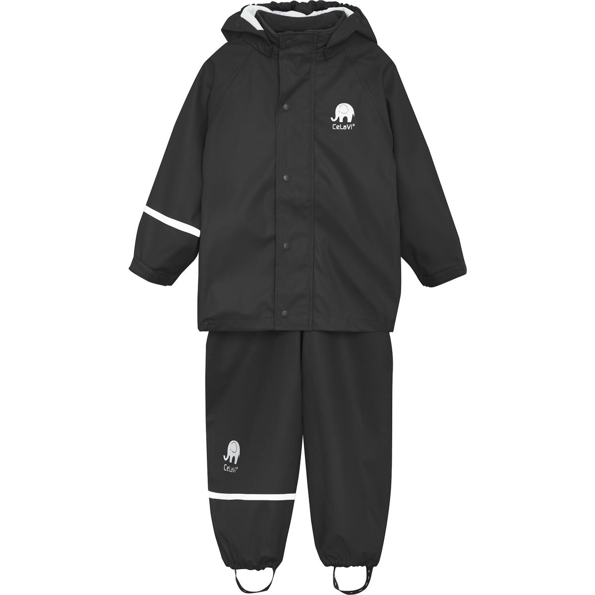 Celavi Basic Rainwear set -solid PU schwarz (106) 90 1145-106-90