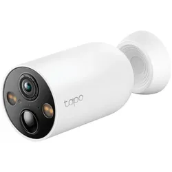 TP-Link Tapo Indoor/Outdoor 2K QHD Secur (2560 x 1440 Pixels), Netzwerkkamera, Weiss